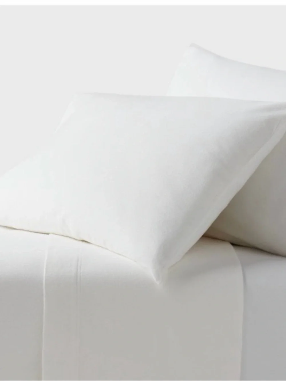 Threshold White flannel sheet set